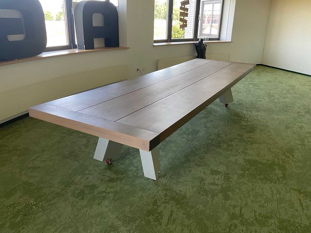 Vergadertafel 400x120x77 cm - afbeelding 1 van  5