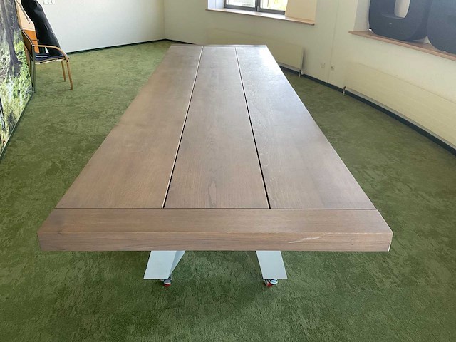Vergadertafel 400x120x77 cm - afbeelding 4 van  5