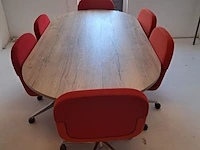 Vergadertafel & 6x stoel