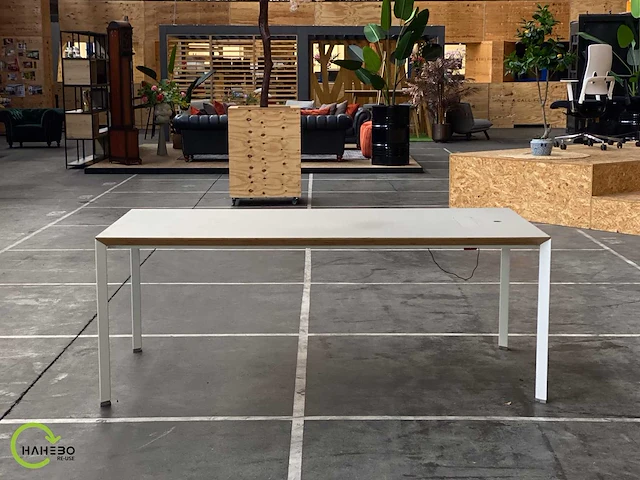 Vergadertafel | ahrend delta 200 x 100 x 75 cm; bladdikte 40 mm - afbeelding 2 van  8