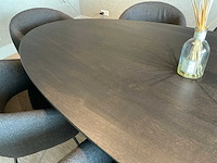 Vergadertafel dimitri de roeck met pols potten stoelen - afbeelding 4 van  8