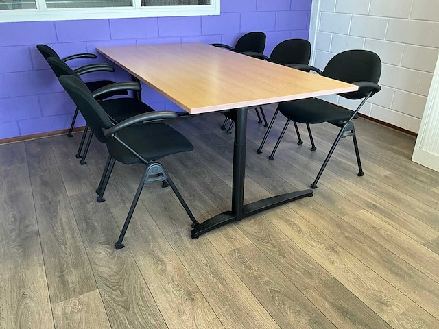 Vergadertafel en dubbel bureau - afbeelding 1 van  10