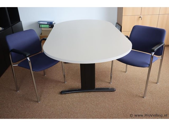 Vergadertafel incl. 2 stoelen - afbeelding 1 van  6