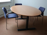 Vergadertafel incl. 3 vergaderstoelen - afbeelding 1 van  7