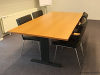 Vergadertafel incl. 4 stoelen - afbeelding 1 van  7