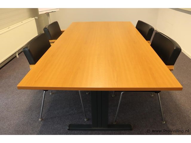 Vergadertafel incl. 4 stoelen - afbeelding 2 van  7