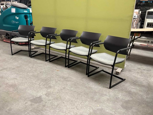 Vergadertafel inclusief 5 stoelen - afbeelding 6 van  9