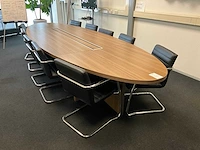 Vergadertafel met 10 stoelen - afbeelding 1 van  6