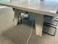 Vergadertafel met 12 vergaderstoelen - afbeelding 3 van  9