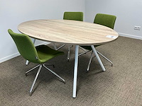 Vergadertafel met 3 vergaderstoelen - afbeelding 1 van  8