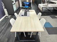 Vergadertafel met 4 crassevig stoelen - afbeelding 2 van  4