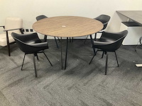 Vergadertafel met 4 draaistoelen - afbeelding 1 van  4