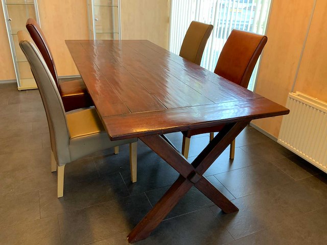 Vergadertafel met 4 stoelen - afbeelding 2 van  5