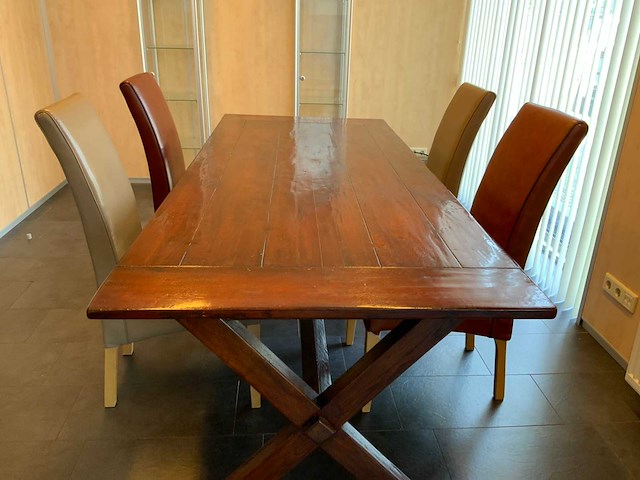 Vergadertafel met 4 stoelen - afbeelding 3 van  5