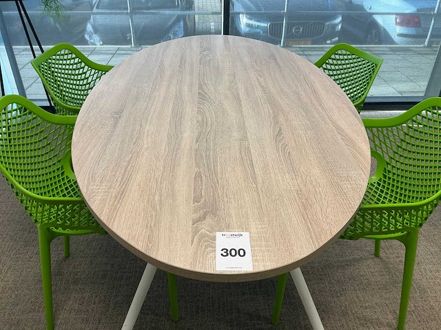Vergadertafel met 4 vergaderstoelen - afbeelding 3 van  6