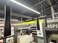 Vergadertafel met 6 crassevig stoelen en 3 hanglampen - afbeelding 3 van  5