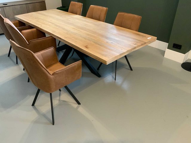 Vergadertafel met 6 stoelen - afbeelding 1 van  5