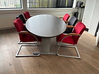Vergadertafel met 6 stoelen - afbeelding 2 van  4