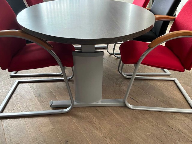 Vergadertafel met 6 stoelen - afbeelding 3 van  4