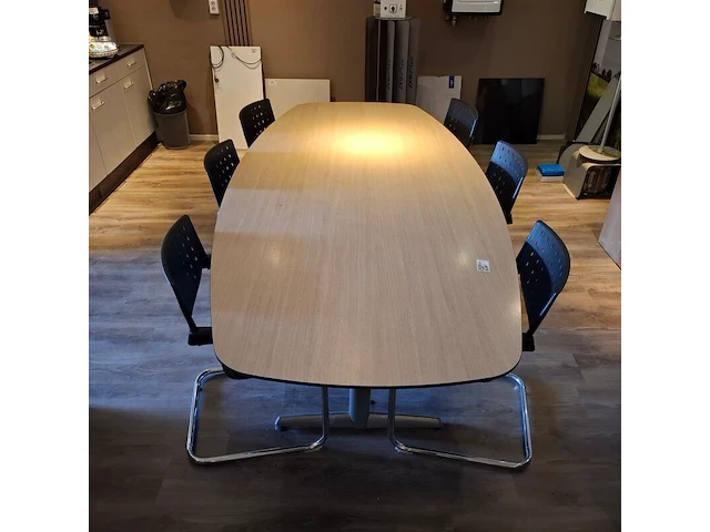 Vergadertafel met 6 stoelen - afbeelding 2 van  6