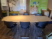 Vergadertafel met 6 stoelen - afbeelding 3 van  6