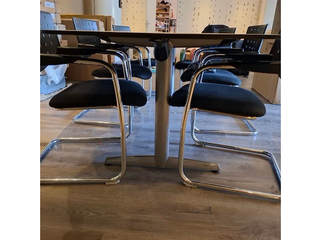 Vergadertafel met 6 stoelen - afbeelding 5 van  6