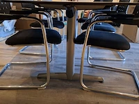 Vergadertafel met 6 stoelen - afbeelding 5 van  6
