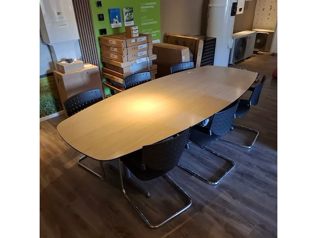 Vergadertafel met 6 stoelen - afbeelding 6 van  6