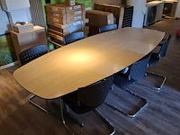 Vergadertafel met 6 stoelen - afbeelding 6 van  6