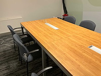 Vergadertafel met 6 vergaderstoelen - afbeelding 2 van  5