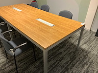 Vergadertafel met 6 vergaderstoelen - afbeelding 3 van  5