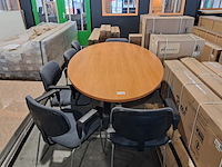 Vergadertafel met 6x stoel - afbeelding 1 van  7