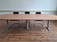 Vergadertafel met 6x stoel - afbeelding 3 van  9