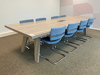Vergadertafel met 8 vergaderstoelen - afbeelding 1 van  7