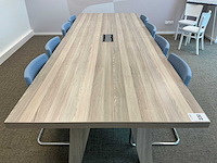 Vergadertafel met 8 vergaderstoelen - afbeelding 2 van  7