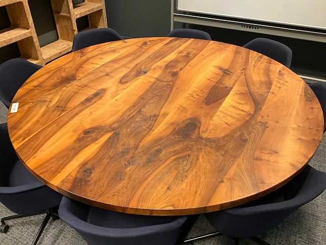Vergadertafel met 8 verrijdbare vergaderstoelen - afbeelding 2 van  4