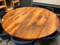 Vergadertafel met 8 verrijdbare vergaderstoelen - afbeelding 2 van  4