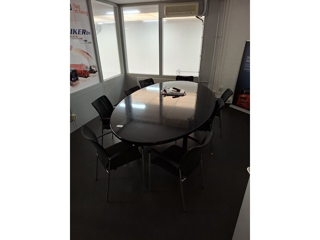 Vergadertafel met 8x stoel - afbeelding 1 van  6