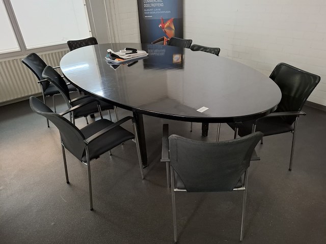 Vergadertafel met 8x stoel - afbeelding 3 van  6