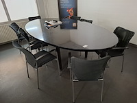 Vergadertafel met 8x stoel - afbeelding 3 van  6