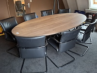 Vergadertafel met 8x vergaderstoel - afbeelding 1 van  6