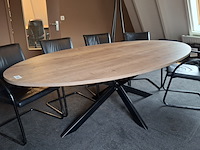 Vergadertafel met 8x vergaderstoel - afbeelding 2 van  6