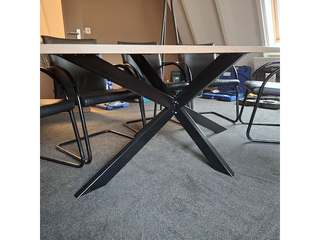 Vergadertafel met 8x vergaderstoel - afbeelding 3 van  6