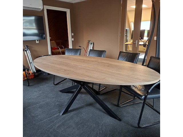 Vergadertafel met 8x vergaderstoel - afbeelding 4 van  6