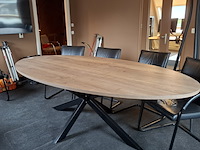 Vergadertafel met 8x vergaderstoel - afbeelding 4 van  6