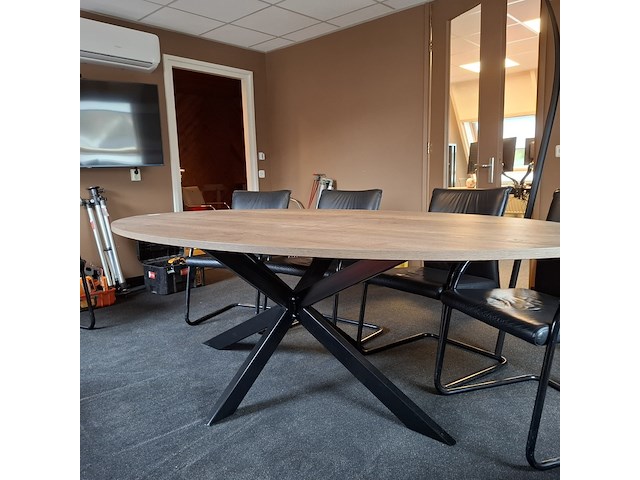 Vergadertafel met 8x vergaderstoel - afbeelding 5 van  6