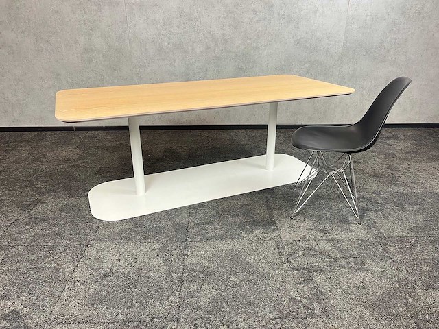 Vergadertafel met afgeronde hoeken 180x80 - afbeelding 1 van  6
