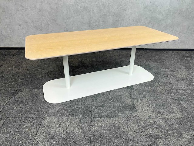 Vergadertafel met afgeronde hoeken 180x80 - afbeelding 2 van  6