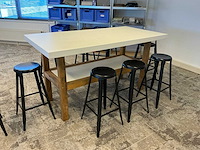 Vergadertafel met krukken - afbeelding 1 van  5