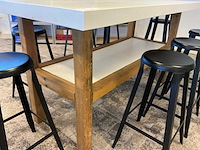 Vergadertafel met krukken - afbeelding 3 van  5